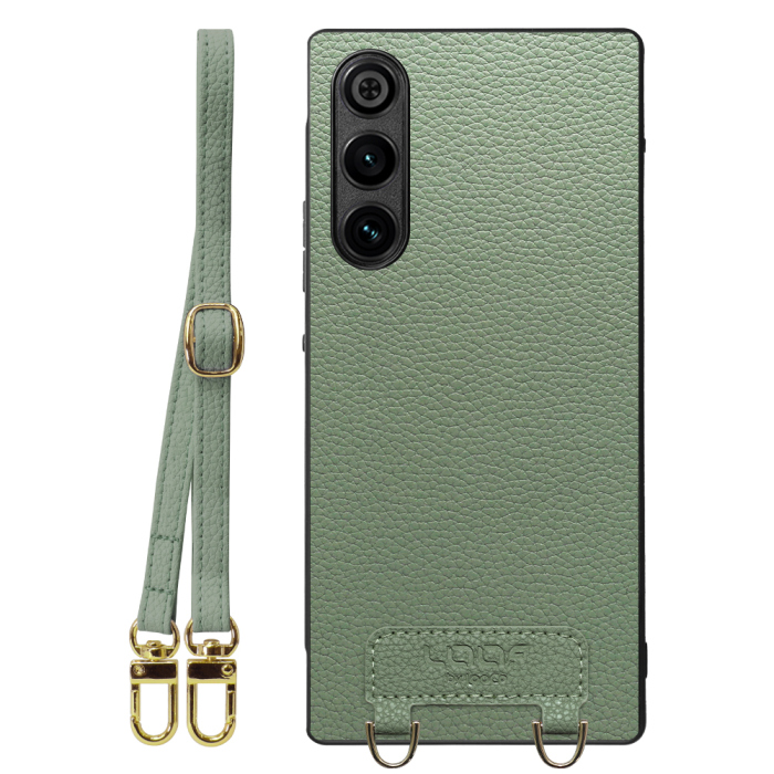 [ LOOF LUXURY-SHELL SHOULDER ] REDMAGIC 10 Air nubia ショルダーストラップ付き シンプルでスマート 本革 シェル型ケース ショルダー ストラップ スマホショルダー [ REDMAGIC 10 Air ]