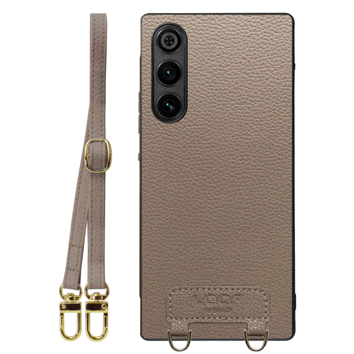 [ LOOF LUXURY-SHELL SHOULDER ] REDMAGIC 10 Air nubia ショルダーストラップ付き シンプルでスマート 本革 シェル型ケース ショルダー ストラップ スマホショルダー [ REDMAGIC 10 Air ]