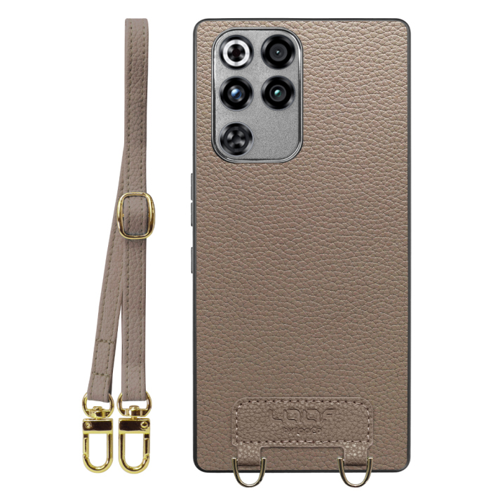 [ LOOF LUXURY-SHELL SHOULDER ] REDMAGIC 11 Pro NX809J ZTE nubia ショルダーストラップ付き シンプルでスマート 本革 シェル型ケース ショルダー ストラップ スマホショルダー [ REDMAGIC 11 Pro ]