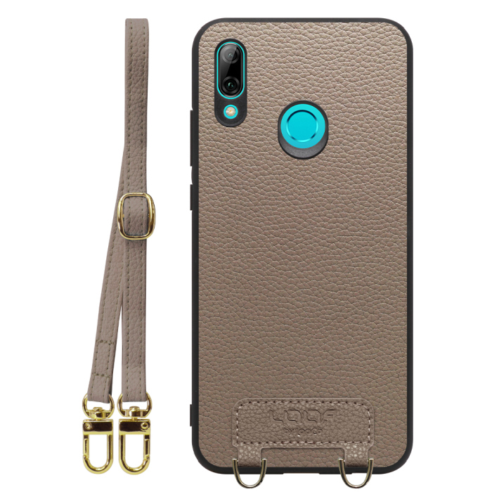 [ LOOF LUXURY-SHELL SHOULDER ] HUAWEI nova lite 3 POT-LX2J novalite3 novalite 3 ショルダーストラップ付き シンプルでスマート 本革 シェル型ケース ショルダー ストラップ スマホショルダー [ HUAWEI nova lite 3 ]