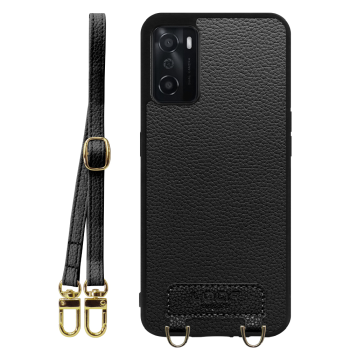 [ LOOF LUXURY-SHELL SHOULDER ] OPPO A55s 5G CPH2309 / A102OP a55s5g ショルダーストラップ付き シンプルでスマート 本革 シェル型ケース ショルダー ストラップ スマホショルダー [ OPPO A55s 5G ]