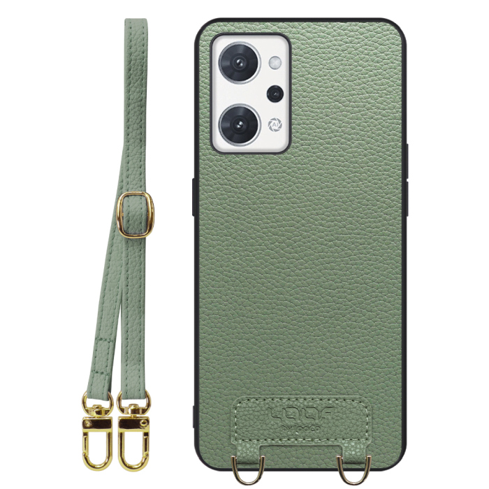 [ LOOF LUXURY-SHELL SHOULDER ] OPPO Reno7 A / Reno9 A OPG04 / CPH2523 reno7a reno 7a reno9a reno 9a ショルダーストラップ付き シンプルでスマート 本革 シェル型ケース ショルダー ストラップ スマホショルダー [ OPPO Reno7 A / Reno9 A ]