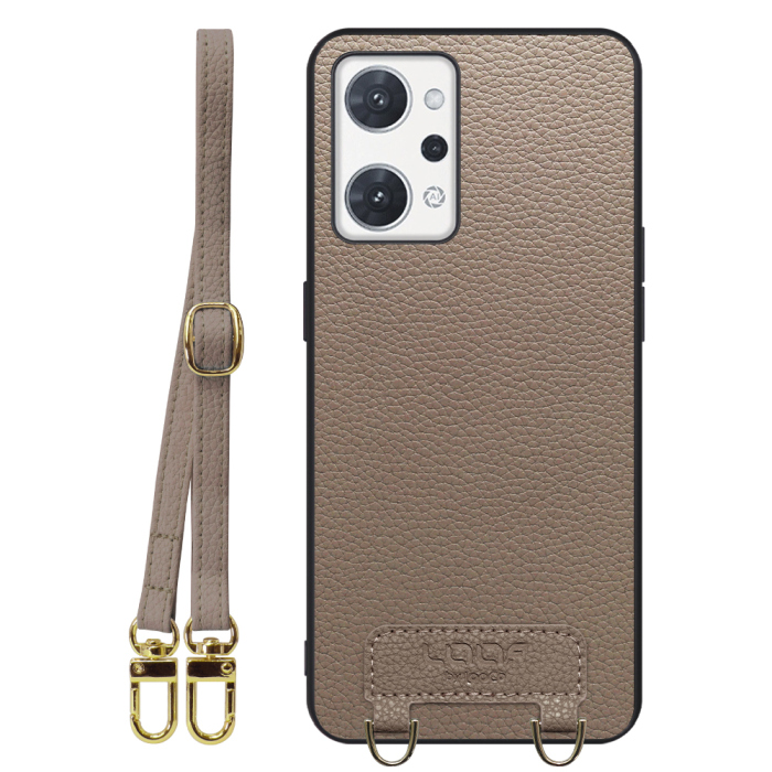 [ LOOF LUXURY-SHELL SHOULDER ] OPPO Reno7 A / Reno9 A OPG04 / CPH2523 reno7a reno 7a reno9a reno 9a ショルダーストラップ付き シンプルでスマート 本革 シェル型ケース ショルダー ストラップ スマホショルダー [ OPPO Reno7 A / Reno9 A ]