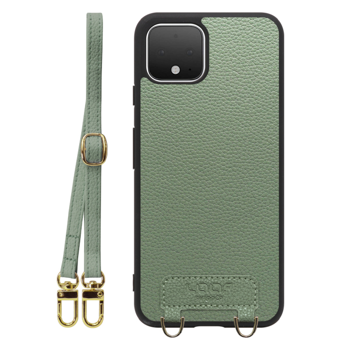 [ LOOF LUXURY-SHELL SHOULDER ] Google Pixel 4 googlepixel pixel4xl ピクセル4 ショルダーストラップ付き シンプルでスマート 本革 シェル型ケース ショルダー ストラップ スマホショルダー [ Google Pixel 4 ]