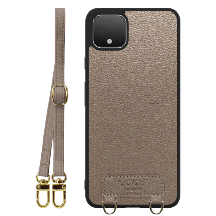 [ LOOF LUXURY-SHELL SHOULDER ] Google Pixel 4 XL googlepixel pixel4xl ピクセル4XL ショルダーストラップ付き シンプルでスマート 本革 シェル型ケース ショルダー ストラップ スマホショルダー [ Google Pixel 4 XL ]