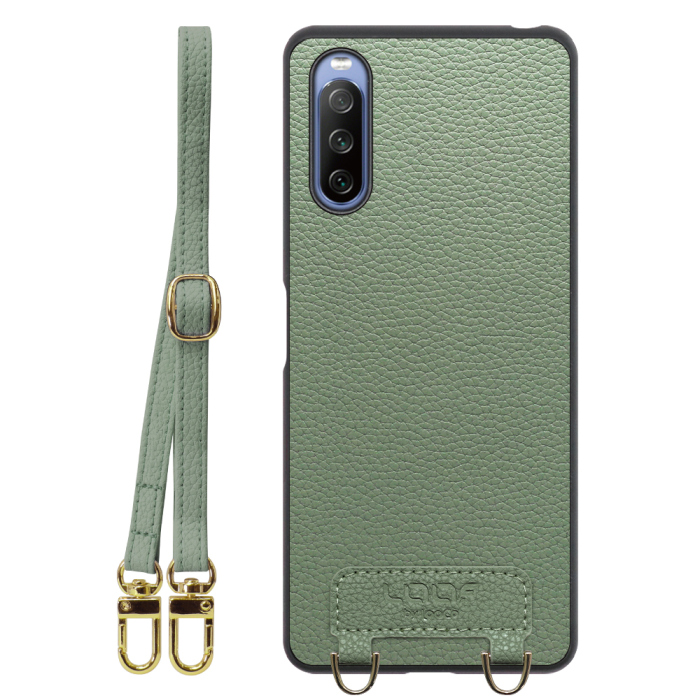 [ LOOF LUXURY-SHELL SHOULDER ] Xperia 10 IV SO-52C / SOG07  xperia10Ⅳ 10Ⅳ xperia10 ショルダーストラップ付き シンプルでスマート 本革 シェル型ケース ショルダー ストラップ スマホショルダー [ Xperia 10 IV ]