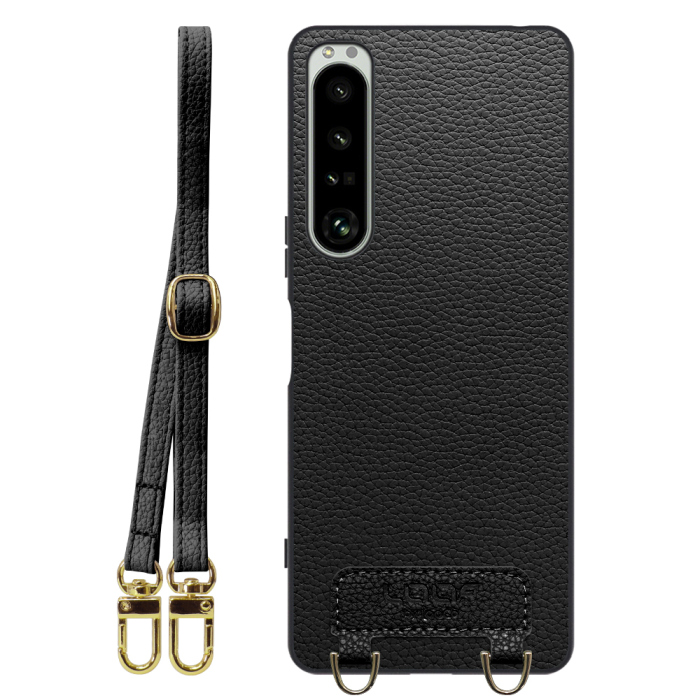 [ LOOF LUXURY-SHELL SHOULDER ] Xperia 1 IV SO-51C / SOG06 xperia1Ⅳ 1Ⅳ xperia1 ショルダーストラップ付き シンプルでスマート 本革 シェル型ケース ショルダー ストラップ スマホショルダー [ Xperia 1 IV ]