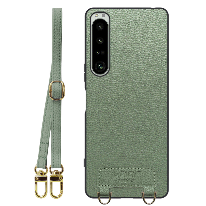 [ LOOF LUXURY-SHELL SHOULDER ] Xperia 1 IV SO-51C / SOG06 xperia1Ⅳ 1Ⅳ xperia1 ショルダーストラップ付き シンプルでスマート 本革 シェル型ケース ショルダー ストラップ スマホショルダー [ Xperia 1 IV ]