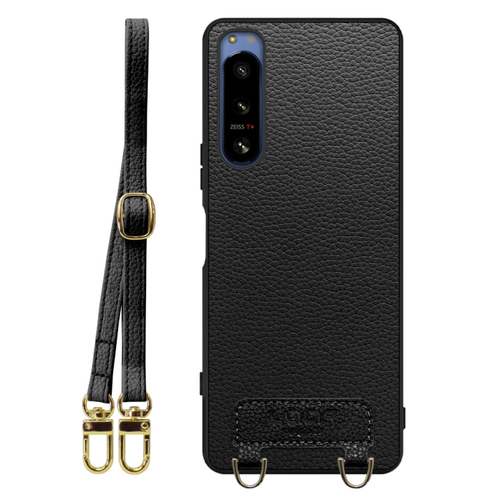 [ LOOF LUXURY-SHELL SHOULDER ] Xperia 5 IV SOG09 / SO-54C xperia5Ⅳ 5Ⅳ xperia5 ショルダーストラップ付き シンプルでスマート 本革 シェル型ケース ショルダー ストラップ スマホショルダー [ Xperia 5 IV ]