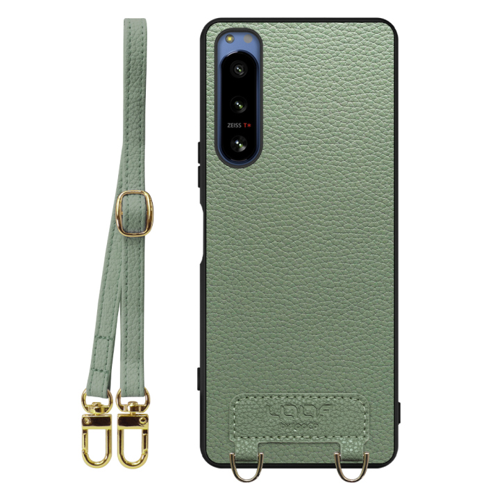 [ LOOF LUXURY-SHELL SHOULDER ] Xperia 5 IV SOG09 / SO-54C xperia5Ⅳ 5Ⅳ xperia5 ショルダーストラップ付き シンプルでスマート 本革 シェル型ケース ショルダー ストラップ スマホショルダー [ Xperia 5 IV ]