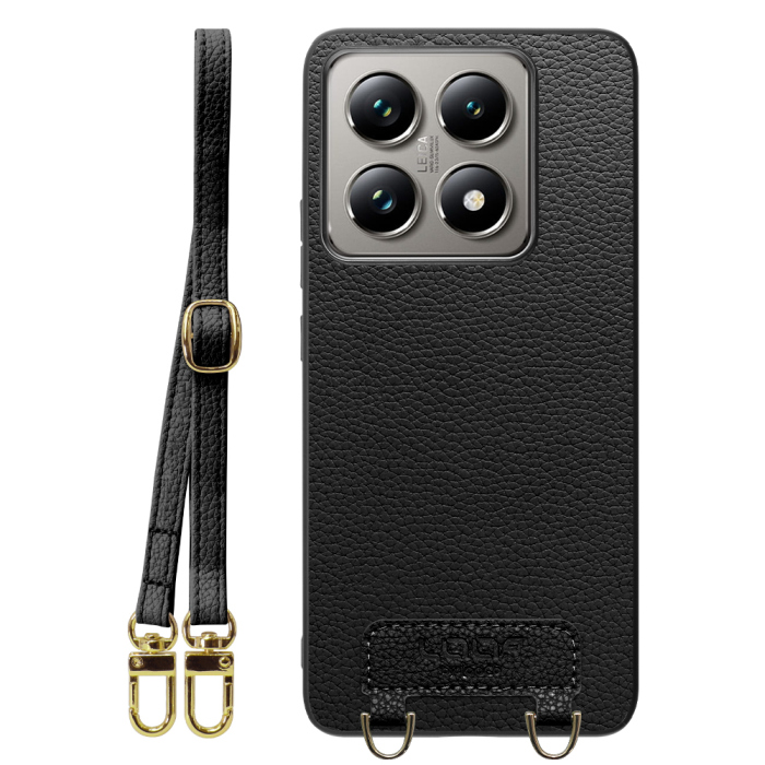 [ LOOF LUXURY-SHELL SHOULDER ] Xiaomi 14T Pro  14TPro ショルダーストラップ付き シンプルでスマート 本革 シェル型ケース ショルダー ストラップ スマホショルダー [ Xiaomi 14T Pro  ]