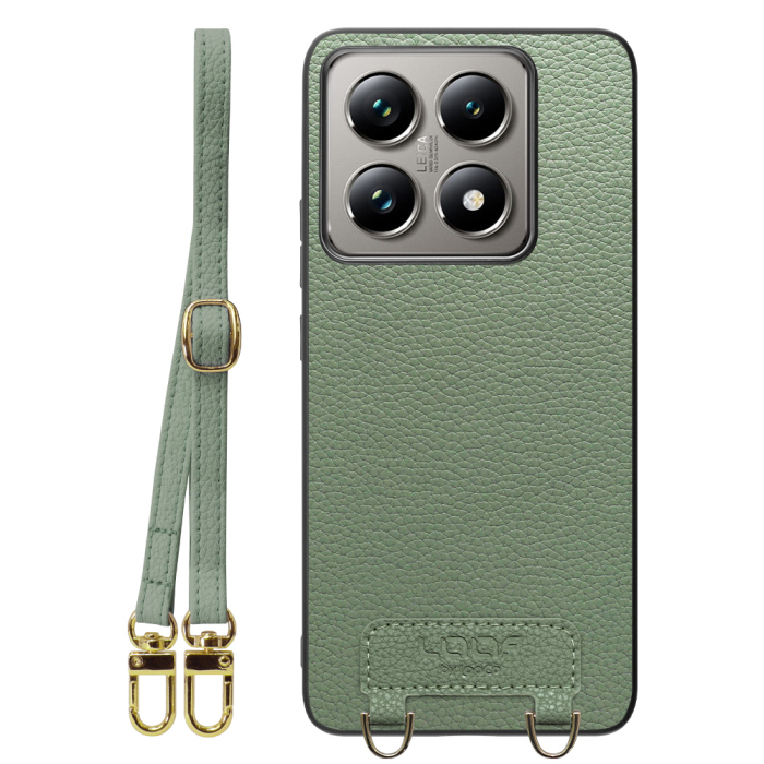 [ LOOF LUXURY-SHELL SHOULDER ] Xiaomi 14T Pro  14TPro ショルダーストラップ付き シンプルでスマート 本革 シェル型ケース ショルダー ストラップ スマホショルダー [ Xiaomi 14T Pro  ]