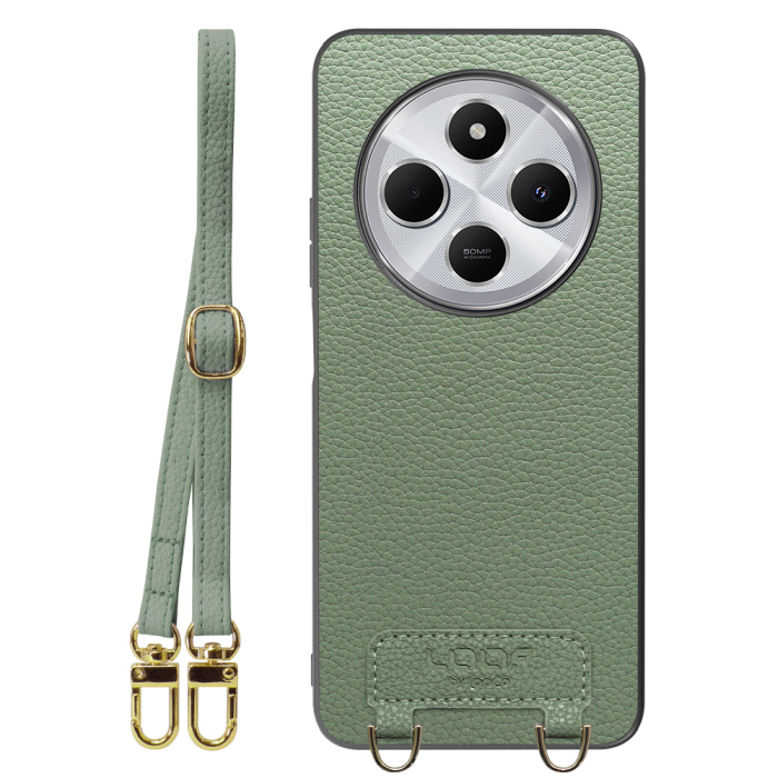 [ LOOF LUXURY-SHELL SHOULDER ] Xiaomi Redmi 14C 14C Redmi14C ショルダーストラップ付き シンプルでスマート 本革 シェル型ケース ショルダー ストラップ スマホショルダー [ Xiaomi Redmi 14C ]