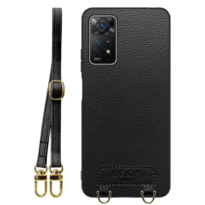 [ LOOF LUXURY-SHELL SHOULDER ] Xiaomi Redmi Note 11 Pro 5G redminote11pro5g note11pro 11pro ショルダーストラップ付き シンプルでスマート 本革 シェル型ケース ショルダー ストラップ スマホショルダー [ Redmi Note 11 Pro 5G ]