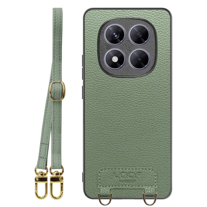 [ LOOF LUXURY-SHELL SHOULDER ] Redmi Note 14 Pro 5G Xiaomi シャオミ ショルダーストラップ付き シンプルでスマート 本革 シェル型ケース ショルダー ストラップ スマホショルダー [ Redmi Note 14 Pro 5G ]