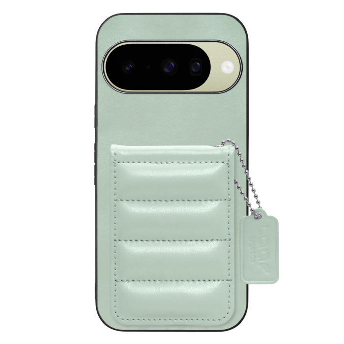 [ LOOF SWEET-SHELL CARD ] Google Pixel 10 / 10 Pro Google Pixel10 Pixel10pro ピクセル10 ピクセル10プロ スマホケース キルティング加工のカードケース付き マグネット内蔵 カード収納 本革 レザータグ＆チェーン付き パステルカラー [ Google Pixel 10 / 10 Pro ]