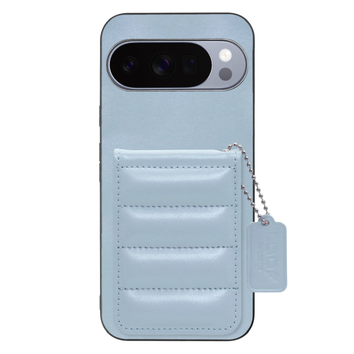 [ LOOF SWEET-SHELL CARD ] Google Pixel 10 Pro XL Google Pixel10proxl ピクセル10プロXL スマホケース キルティング加工のカードケース付き マグネット内蔵 カード収納 本革 レザータグ＆チェーン付き パステルカラー [ Google Pixel 10 Pro XL ]