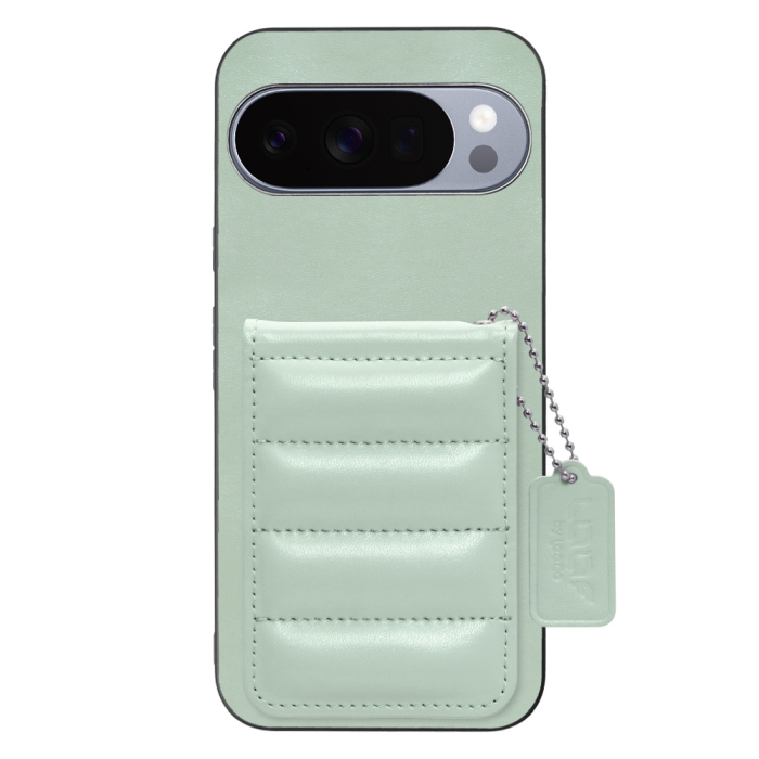 [ LOOF SWEET-SHELL CARD ] Google Pixel 10 Pro XL Google Pixel10proxl ピクセル10プロXL スマホケース キルティング加工のカードケース付き マグネット内蔵 カード収納 本革 レザータグ＆チェーン付き パステルカラー [ Google Pixel 10 Pro XL ]