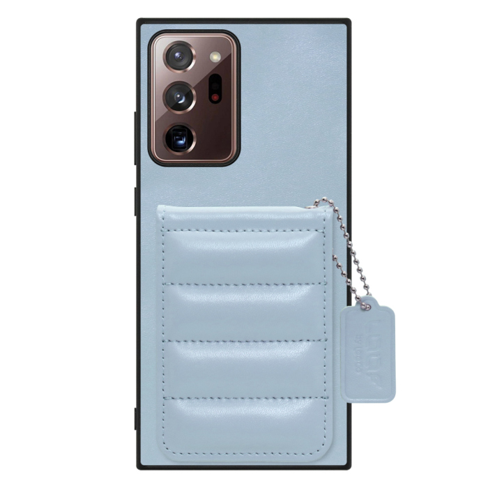 [ LOOF SWEET-SHELL CARD ] Galaxy Note 20 Ultra 5G note20ultra5g note20 スマホケース キルティング加工のカードケース付き マグネット内蔵 カード収納 本革 レザータグ＆チェーン付き パステルカラー [ Galaxy Note20 Ultra ]