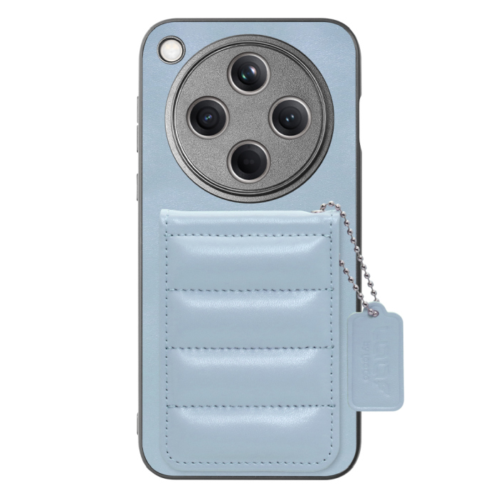 [ LOOF SWEET-SHELL CARD ] OPPO Find X8 CPH2651 スマホケース キルティング加工のカードケース付き マグネット内蔵 カード収納 本革 レザータグ＆チェーン付き パステルカラー [ OPPO Find X8 ]