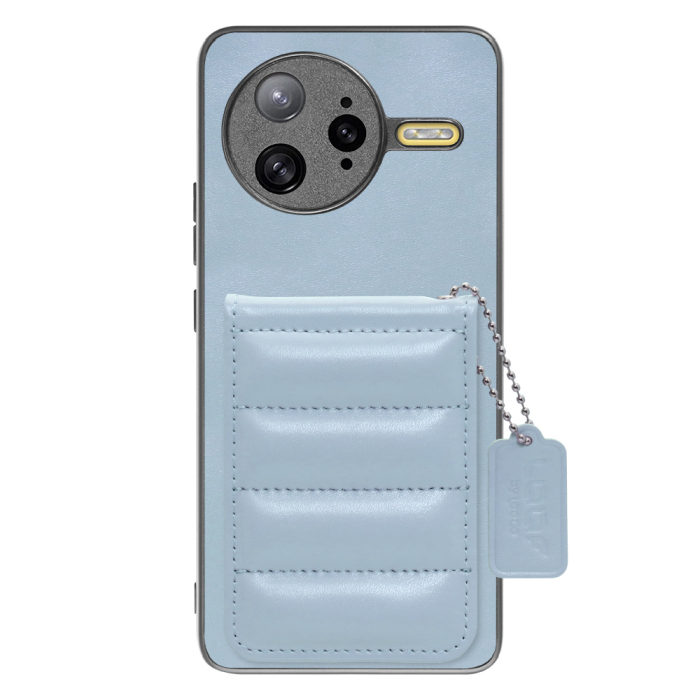 [ LOOF SWEET-SHELL CARD ] POCO F7 Ultra Xiaomi シャオミ スマホケース キルティング加工のカードケース付き マグネット内蔵 カード収納 本革 レザータグ＆チェーン付き パステルカラー [ POCO F7 Ultra ]