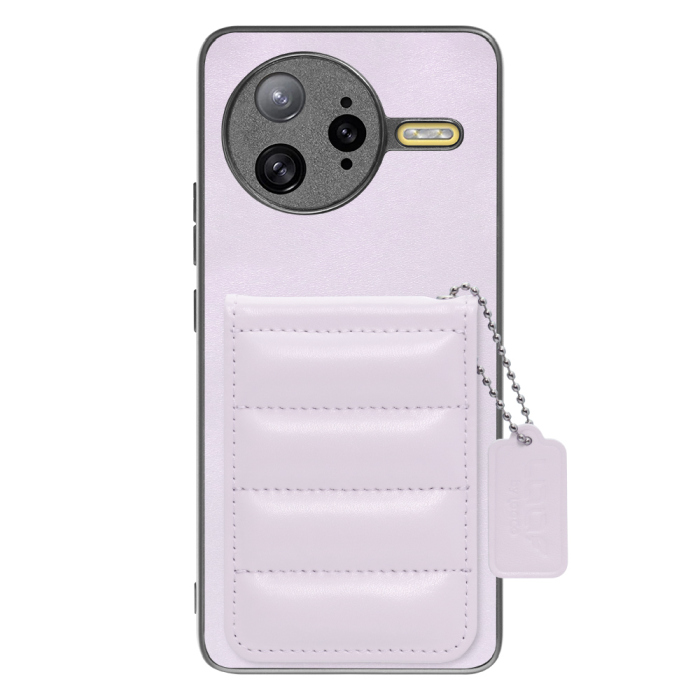 [ LOOF SWEET-SHELL CARD ] POCO F7 Ultra Xiaomi シャオミ スマホケース キルティング加工のカードケース付き マグネット内蔵 カード収納 本革 レザータグ＆チェーン付き パステルカラー [ POCO F7 Ultra ]