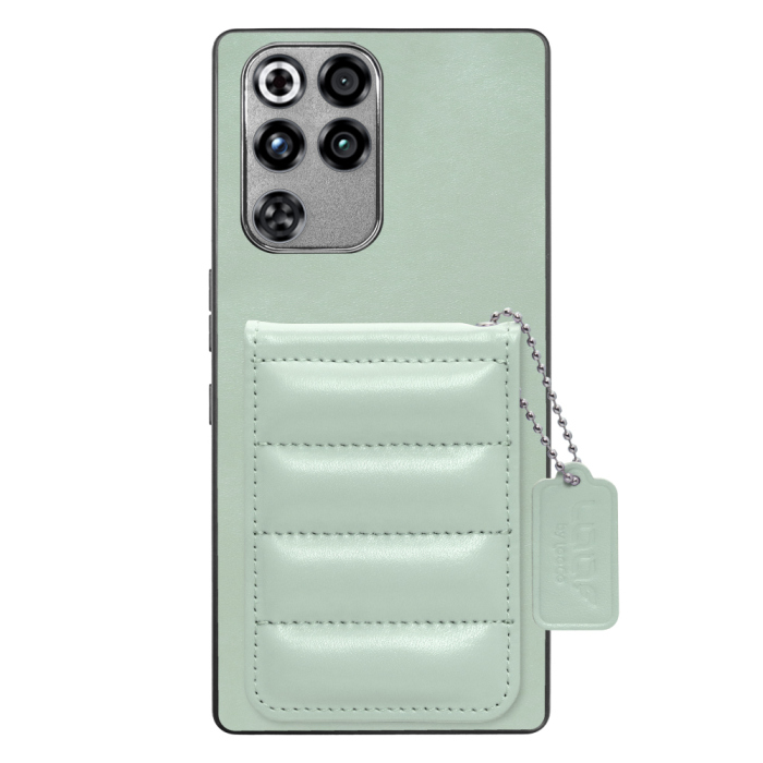 [ LOOF SWEET-SHELL CARD ] REDMAGIC 11 Pro NX809J ZTE nubia スマホケース キルティング加工のカードケース付き マグネット内蔵 カード収納 本革 レザータグ＆チェーン付き パステルカラー [ REDMAGIC 11 Pro ]