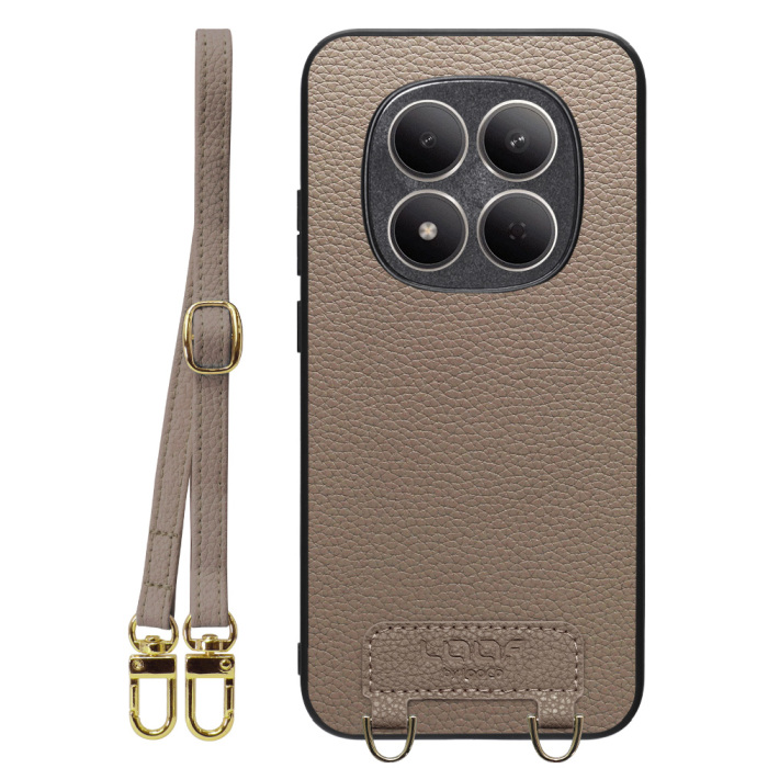 [ LOOF LUXURY-SHELL SHOULDER ] REDMI Note 15 Pro 5G Xiaomi ショルダーストラップ付き シンプルでスマート 本革 シェル型ケース ショルダー ストラップ スマホショルダー [ REDMI Note 15 Pro 5G ]