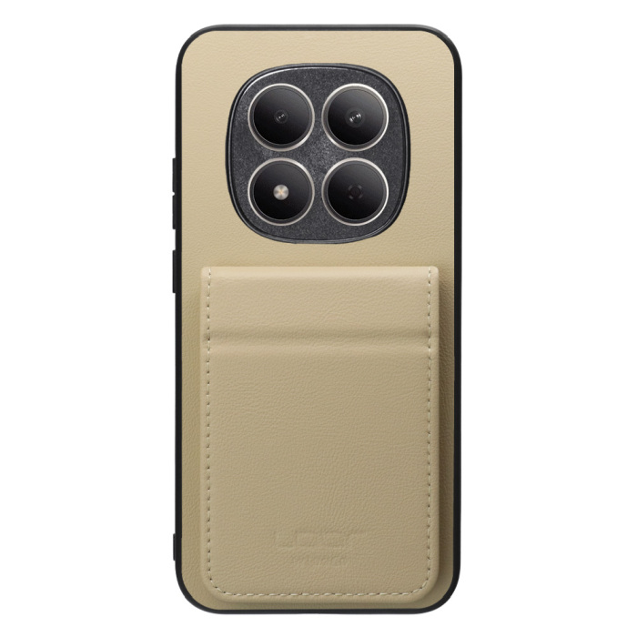 [ LOOF BASIC-SHELL SLIM CARD 2カード ] REDMI Note 15 Pro 5G Xiaomi ケース 背面 カード収納 カード入れ カードポケット カバー スマホケース 薄型 大容量 本革 [ REDMI Note 15 Pro 5G ]