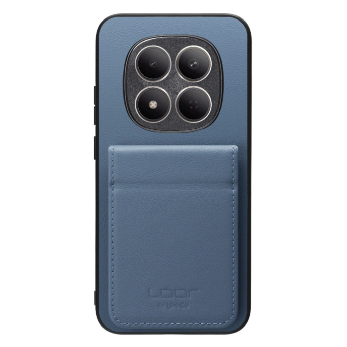 [ LOOF BASIC-SHELL SLIM CARD 2カード ] REDMI Note 15 Pro 5G Xiaomi ケース 背面 カード収納 カード入れ カードポケット カバー スマホケース 薄型 大容量 本革 [ REDMI Note 15 Pro 5G ]