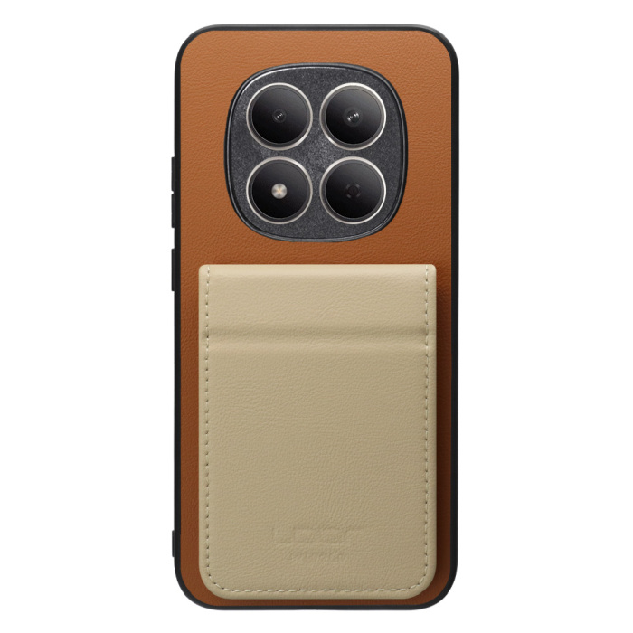 [ LOOF BASIC-SHELL SLIM CARD 2カード ] REDMI Note 15 Pro 5G Xiaomi ケース 背面 カード収納 カード入れ カードポケット カバー スマホケース 薄型 大容量 本革 [ REDMI Note 15 Pro 5G ]