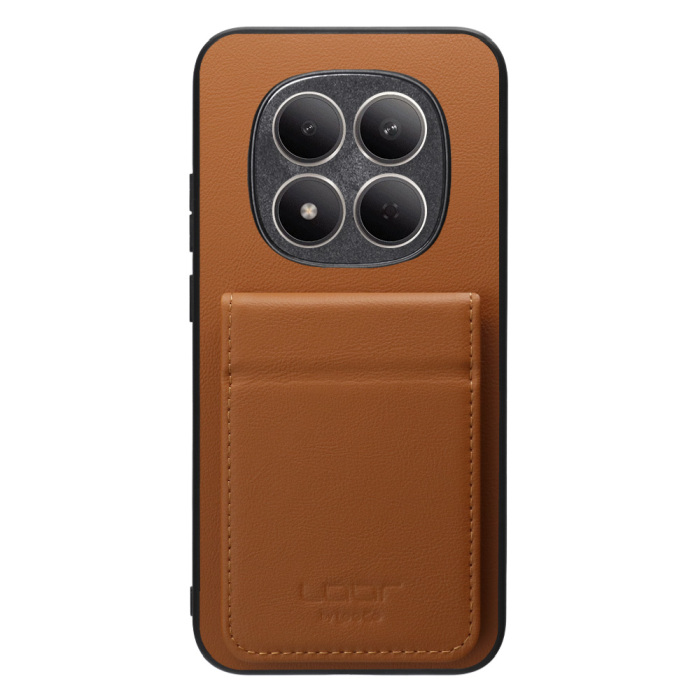 [ LOOF BASIC-SHELL SLIM CARD 2カード ] REDMI Note 15 Pro 5G Xiaomi ケース 背面 カード収納 カード入れ カードポケット カバー スマホケース 薄型 大容量 本革 [ REDMI Note 15 Pro 5G ]