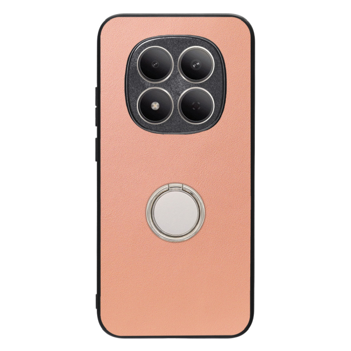 [ LOOF RING-SHELL (シンプル Ver.) ] REDMI Note 15 Pro 5G Xiaomi スマホケース 背面 ケース カバー ハードケース スマホリング リング付き 本革 ストラップホール [ REDMI Note 15 Pro 5G ]