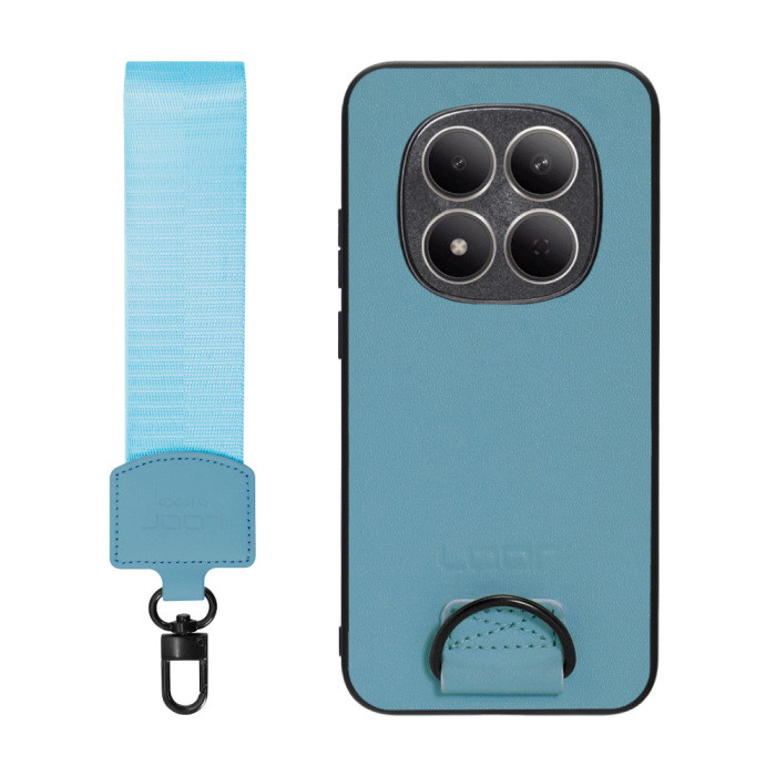 [ LOOF STRAP-SHELL (ショートVer.) ] REDMI Note 15 Pro 5G Xiaomi スマホケース 背面 ケース カバー ハードケース ハンドストラップ  本革 [ REDMI Note 15 Pro 5G ]