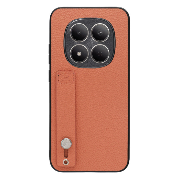 [ LOOF HOLD-SHELL ] REDMI Note 15 Pro 5G Xiaomi スマホケース 背面 ケース カバー ハードケース 背面ベルト 本革 ストラップホール [ REDMI Note 15 Pro 5G ]