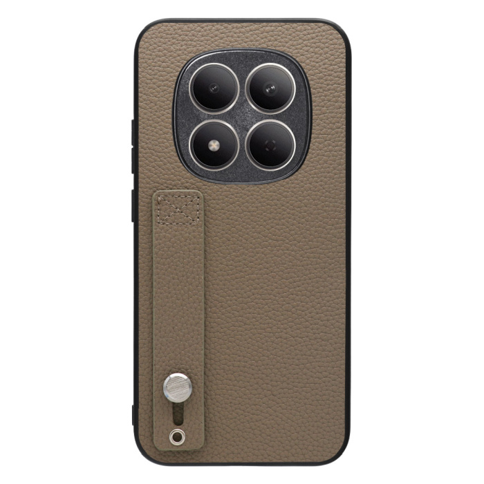 [ LOOF HOLD-SHELL ] REDMI Note 15 Pro 5G Xiaomi スマホケース 背面 ケース カバー ハードケース 背面ベルト 本革 ストラップホール [ REDMI Note 15 Pro 5G ]