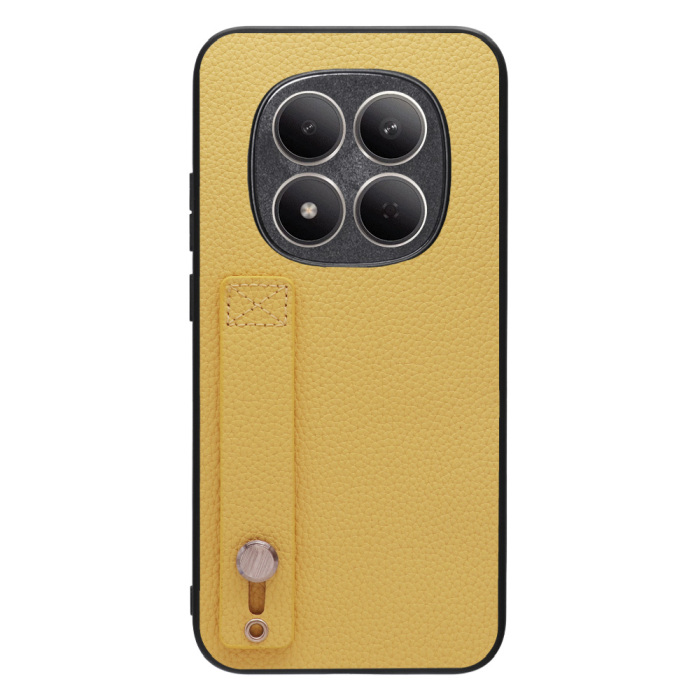 [ LOOF HOLD-SHELL ] REDMI Note 15 Pro 5G Xiaomi スマホケース 背面 ケース カバー ハードケース 背面ベルト 本革 ストラップホール [ REDMI Note 15 Pro 5G ]