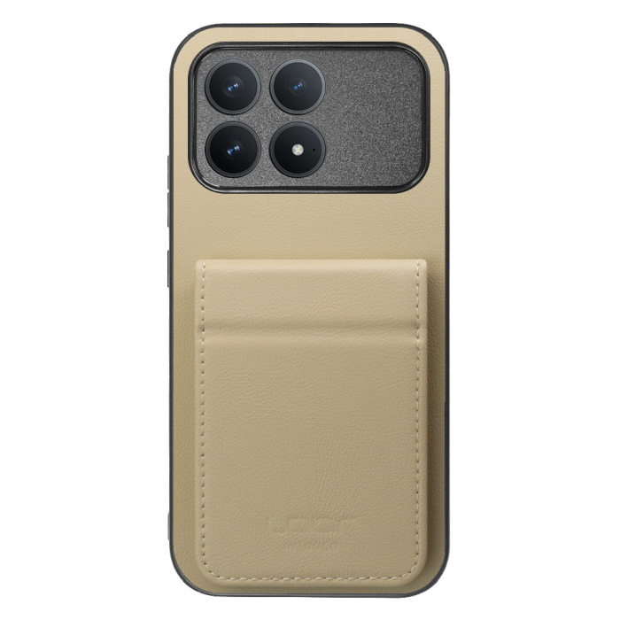 [ LOOF BASIC-SHELL SLIM CARD 2カード ] POCO F8 Pro Xiaomi ケース 背面 カード収納 カード入れ カードポケット カバー スマホケース 薄型 大容量 本革 [ POCO F8 Pro ]