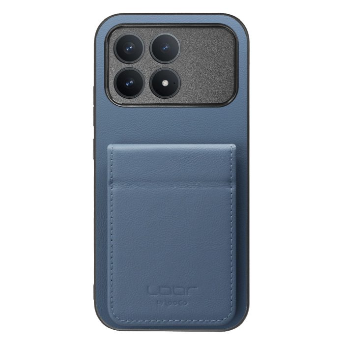 [ LOOF BASIC-SHELL SLIM CARD 2カード ] POCO F8 Pro Xiaomi ケース 背面 カード収納 カード入れ カードポケット カバー スマホケース 薄型 大容量 本革 [ POCO F8 Pro ]