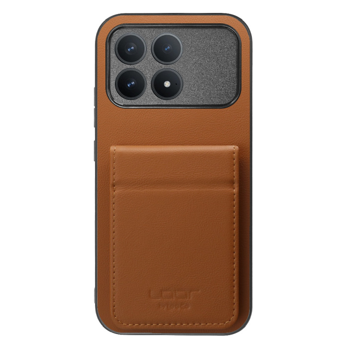 [ LOOF BASIC-SHELL SLIM CARD 2カード ] POCO F8 Pro Xiaomi ケース 背面 カード収納 カード入れ カードポケット カバー スマホケース 薄型 大容量 本革 [ POCO F8 Pro ]