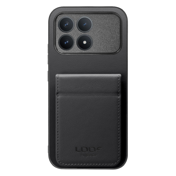 [ LOOF BASIC-SHELL SLIM CARD 2カード ] POCO F8 Pro Xiaomi ケース 背面 カード収納 カード入れ カードポケット カバー スマホケース 薄型 大容量 本革 [ POCO F8 Pro ]