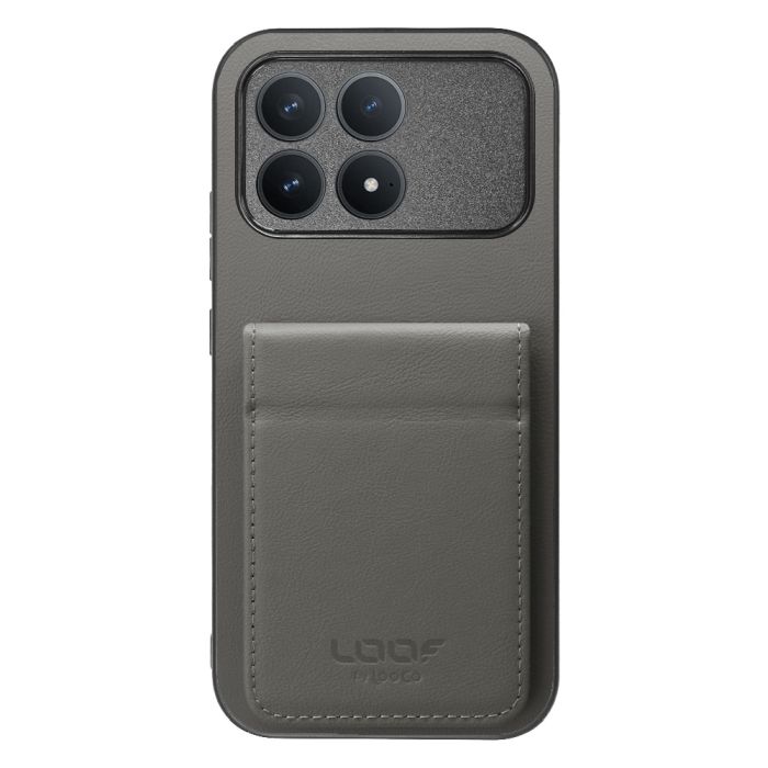 [ LOOF BASIC-SHELL SLIM CARD 2カード ] POCO F8 Pro Xiaomi ケース 背面 カード収納 カード入れ カードポケット カバー スマホケース 薄型 大容量 本革 [ POCO F8 Pro ]