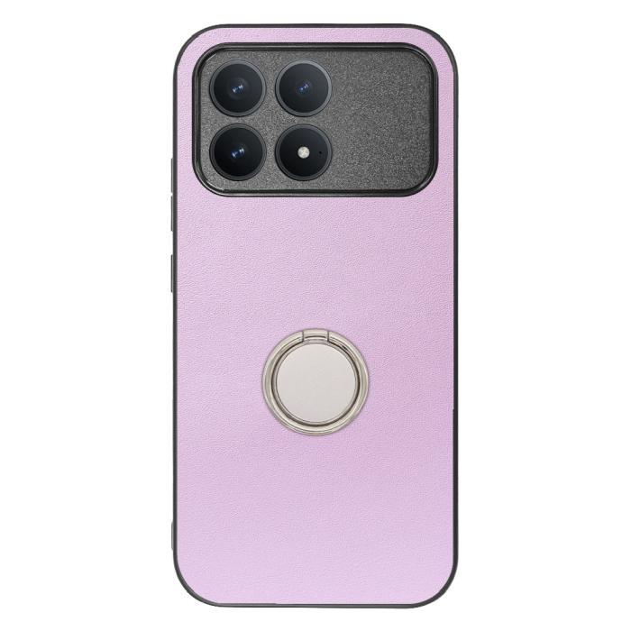 [ LOOF RING-SHELL (シンプル Ver.) ] POCO F8 Pro Xiaomi スマホケース 背面 ケース カバー ハードケース スマホリング リング付き 本革 ストラップホール [ POCO F8 Pro ]