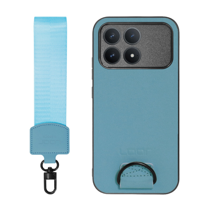 [ LOOF STRAP-SHELL (ショートVer.) ] POCO F8 Pro Xiaomi スマホケース 背面 ケース カバー ハードケース ハンドストラップ  本革 [ POCO F8 Pro ]