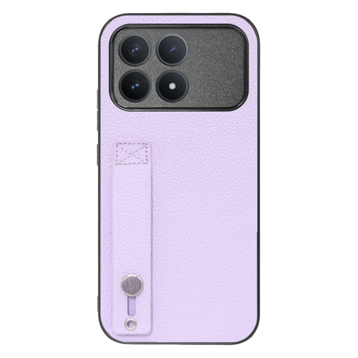 [ LOOF HOLD-SHELL ] POCO F8 Pro Xiaomi スマホケース 背面 ケース カバー ハードケース 背面ベルト 本革 ストラップホール [ POCO F8 Pro ]