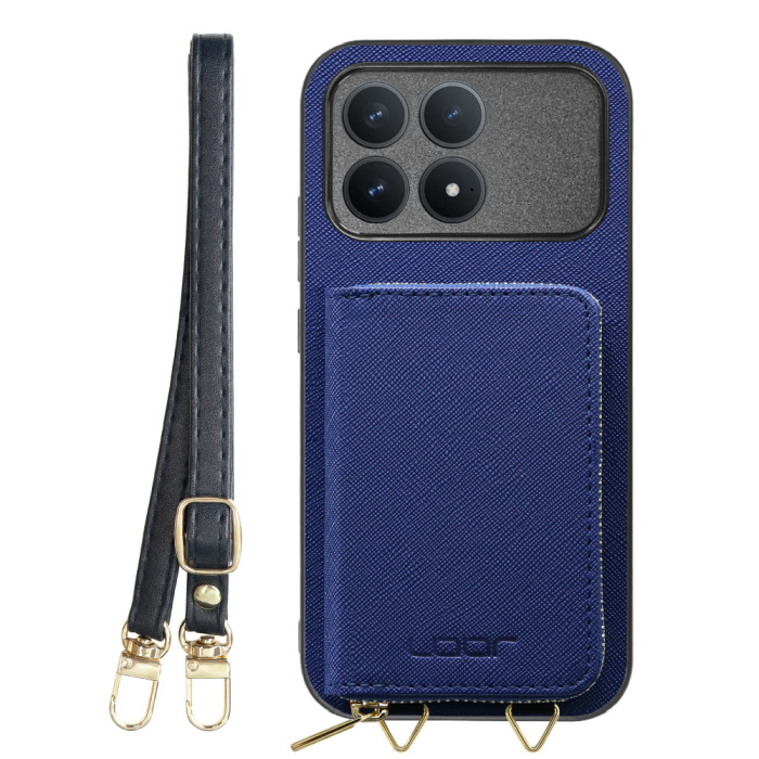 [ LOOF CASUAL-SHELL POUCH ] POCO F8 Pro Xiaomi ケース ショルダー スマホショルダー 背面 収納 ポーチ付き カバー スマホケース ストラップ レザー [ POCO F8 Pro ]