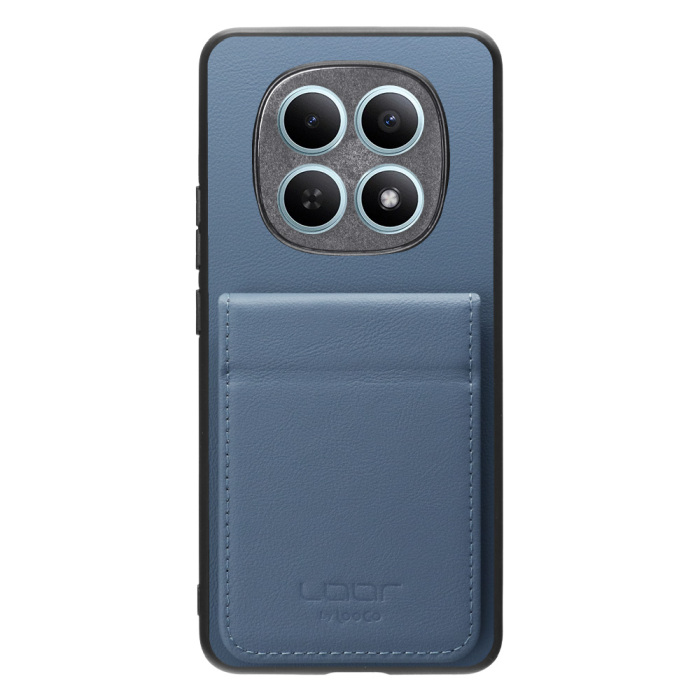 [ LOOF BASIC-SHELL SLIM CARD 2カード ] REDMI Note 15 5G Xiaomi 25098RA98G ケース 背面 カード収納 カード入れ カードポケット カバー スマホケース 薄型 大容量 本革 [ REDMI Note 15 5G ]