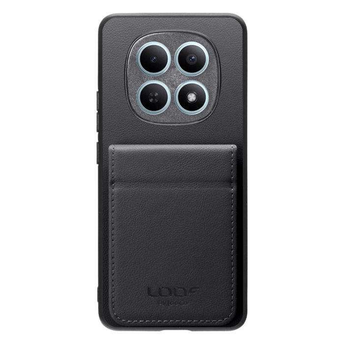[ LOOF BASIC-SHELL SLIM CARD 2カード ] REDMI Note 15 5G Xiaomi 25098RA98G ケース 背面 カード収納 カード入れ カードポケット カバー スマホケース 薄型 大容量 本革 [ REDMI Note 15 5G ]