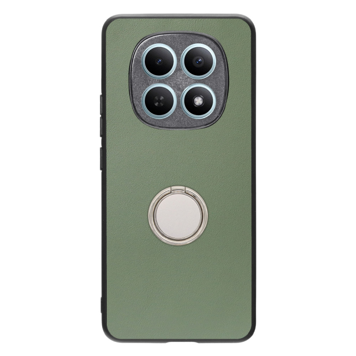 [ LOOF RING-SHELL (シンプル Ver.) ] REDMI Note 15 5G Xiaomi 25098RA98G スマホケース 背面 ケース カバー ハードケース スマホリング リング付き 本革 ストラップホール [ REDMI Note 15 5G ]