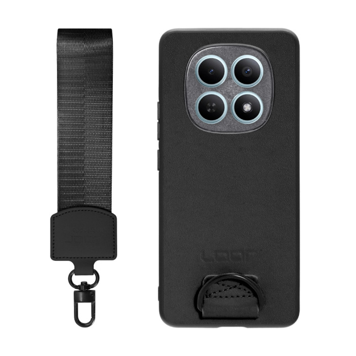 [ LOOF STRAP-SHELL (ショートVer.) ] REDMI Note 15 5G Xiaomi 25098RA98G スマホケース 背面 ケース カバー ハードケース ハンドストラップ  本革 [ REDMI Note 15 5G ]